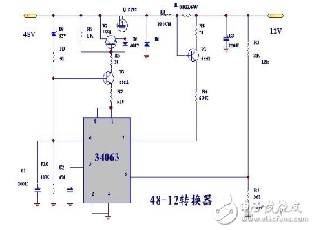 简单直流降压电路图大全（五款简单直流降压电路原理图详解）