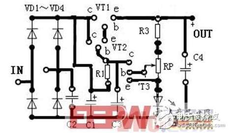 简单直流降压电路图大全（五款简单直流降压电路原理图详解）